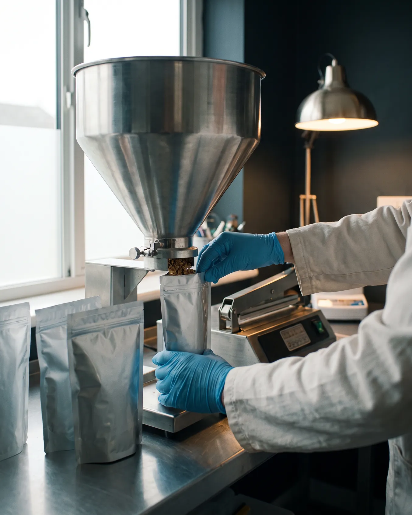Food production line in a plant prepared for kosher certification